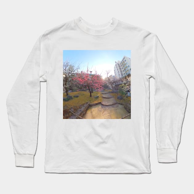 Tokyo Spring Blossoms Long Sleeve T-Shirt by tokyopaul360